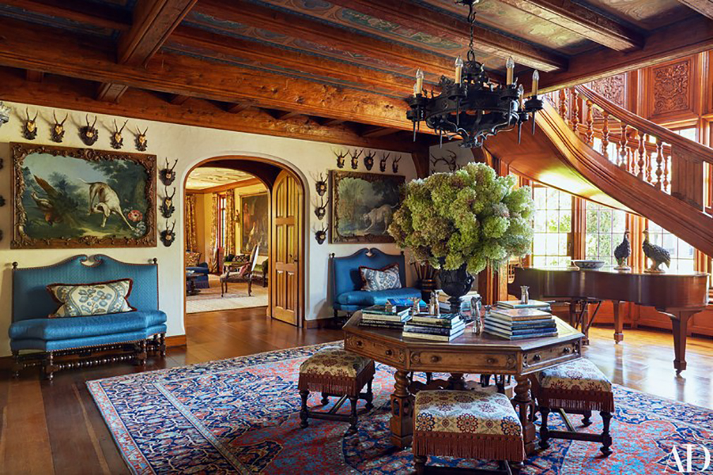 Tommy Hilfiger's Conneticut estate with historical hardware reproductions designed by H. Theophile in custom finishes.