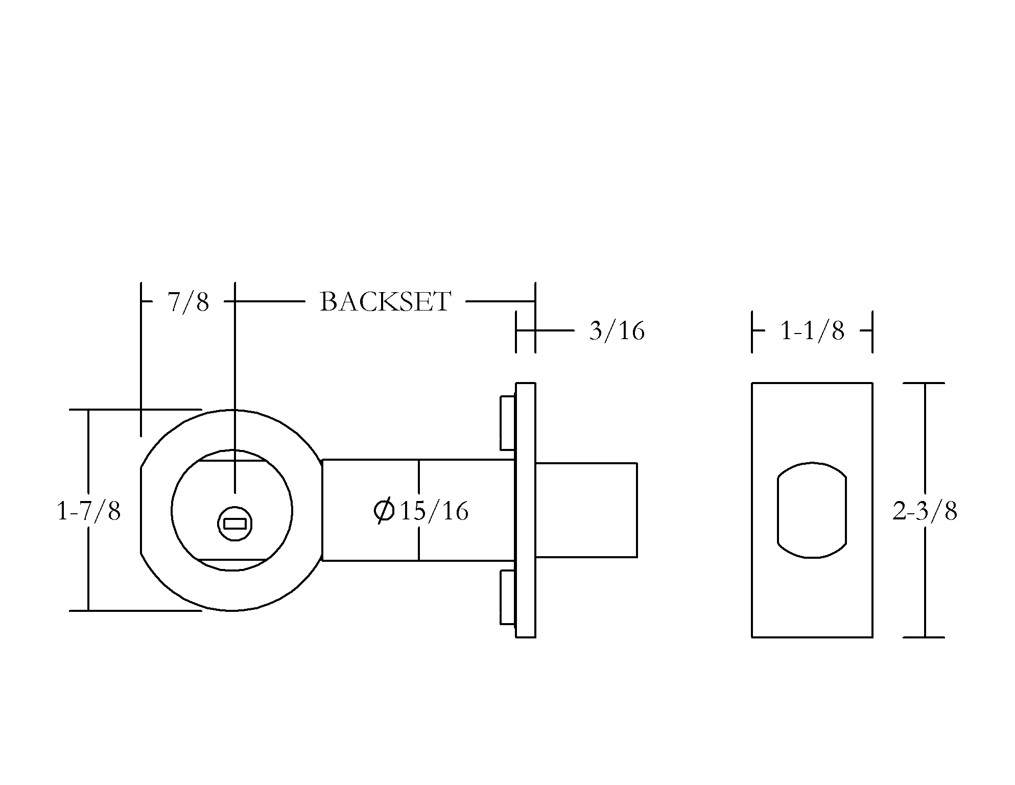 HT9297-HT2049, Lockset & Armor front